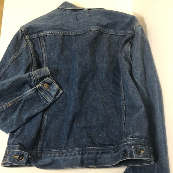 Vintage Dakota blue mid wash denim jean jacket size small - Picture 8 of 15